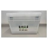 Set of 3 Greenmode Instaview 45 Quart Multi-Use Storage Bins