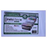 Greenmade InstaView 45 Quart Multi-Use Storage Totes 3 Pack