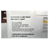 Lutec Outdoor 2 LED Head Security Light with Motion Sensors