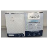 Set of 2 Serenity by Tempur-Pedic Cooling Memory Foam Pillow Standard Size