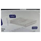 2-Pack Collapsible Clear Storage Bins and Organizers