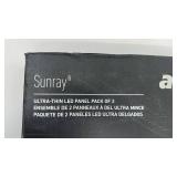 Artika Sunray Ultra-Thin LED Panel Light Set of 2, 1x4 Feet