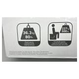 Seville Classics Foldable Trunk Bench Ottoman with Storage