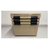 Set of 3 - 44 Qt WeatherPro Heavy-Duty Storage Bins with Lids