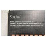 Artika Sonolok Sound-Absorbing Slatted Panel Kit, Walnut Finish, Pack of 4