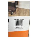 Neatfreak Extra-Wide 3-Tier Rolling Cart with Black Finish