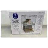 2-Pack Collapsible Storage Bin and Organizer