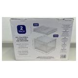 2-Pack Collapsible Storage Bin and Organizer