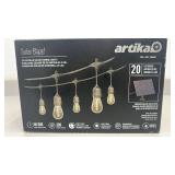 Artika Solar Blaze 20 LED Bulb Solar String Lights 42ft