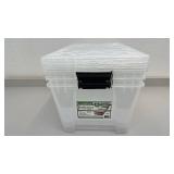 Greenmade InstaView 45 Qt Multi-Use Storage Totes 3 Pack