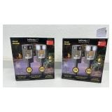 2 Boxes Infinity X1 Solar Motion Path Lights, 4 Total, 500 Lumens Each