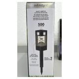 2 Boxes Infinity X1 Solar Motion Path Lights, 4 Total, 500 Lumens Each
