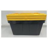 Greenmade 27 Gallon Professional Grade Storage Tote with Snap-Tight Lid