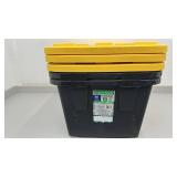 Greenmade 27 Gallon Professional Grade Storage Tote with Snap-Tight Lid