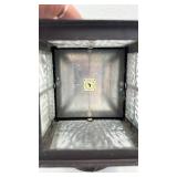 Outdoor Wall Mount Lantern Light Fixture with Seeded Glass Panels