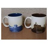 Set of 10 Starbucks City Mugs World Collection