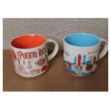 Set of 10 Starbucks City Mugs World Collection