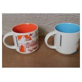 Set of 10 Starbucks City Mugs World Collection
