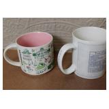 Set of 10 Starbucks City Mugs World Collection