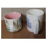 Set of 10 Starbucks City Mugs World Collection