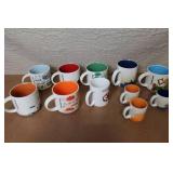 Collection of 10 Starbucks City Series Mugs and Mini Demitasse Cups