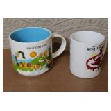 Collection of 10 Starbucks City Series Mugs and Mini Demitasse Cups