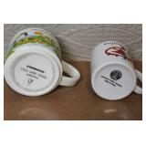 Collection of 10 Starbucks City Series Mugs and Mini Demitasse Cups