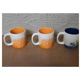 Collection of 10 Starbucks City Series Mugs and Mini Demitasse Cups