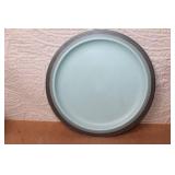 Arrow Stone Blue Gray Ceramic Dinnerware Set with Mugs and Plates