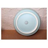 Arrow Stone Blue Gray Ceramic Dinnerware Set with Mugs and Plates