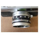 Vintage Petri 7s and Canon Sure Shot Cameras with Lenses and Accessories