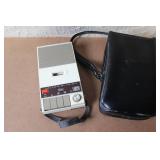 Vintage Sears Model 8245 Tape Cartridge Recorder with Carrying Case