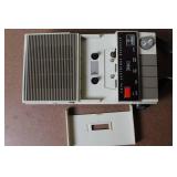 Vintage Sears Model 8245 Tape Cartridge Recorder with Carrying Case