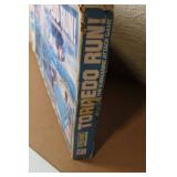 Torpedo Run! Submarine Attack Floor Wars Board Game by Milton Bradley