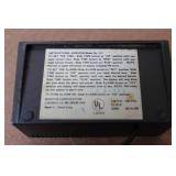 Vintage Electronics Lot: Sharp Memo Master Alarm, Spartus Clock, GE Battery Charger, Grinder