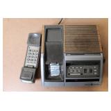 General Electric FM/AM Clock Radio Telephone and USRobotics Courier Modem Set