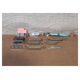 Vintage Beer Openers, Folding Stamps, and Collectible Tool Lot