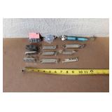 Vintage Beer Openers, Folding Stamps, and Collectible Tool Lot