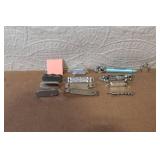 Vintage Beer Openers, Folding Stamps, and Collectible Tool Lot