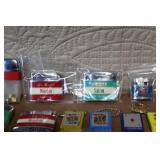 Collection of 18 Vintage Cigarette Lighters and Novelty Keychains