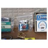 Collection of 18 Vintage Cigarette Lighters and Novelty Keychains