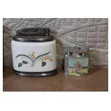 Group of 3 Vintage Tabletop and Pocket Lighters Including Marlboro Zippo