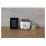 Group of 3 Vintage Tabletop and Pocket Lighters Including Marlboro Zippo