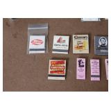 Collection of 18 Vintage Advertising Matchbooks Various Brands and Locations