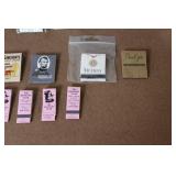 Collection of 18 Vintage Advertising Matchbooks Various Brands and Locations