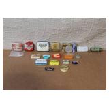 Collection of 18 Vintage Medicine and Advertising Tins and Containers