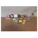 Collection of 18 Vintage Medicine and Advertising Tins and Containers