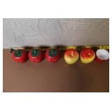 Vintage Fruit-Themed Ceramic Containers and Collectible Children