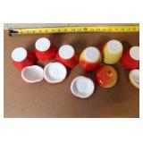 Vintage Fruit-Themed Ceramic Containers and Collectible Children