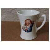 Vintage Fruit-Themed Ceramic Containers and Collectible Children
